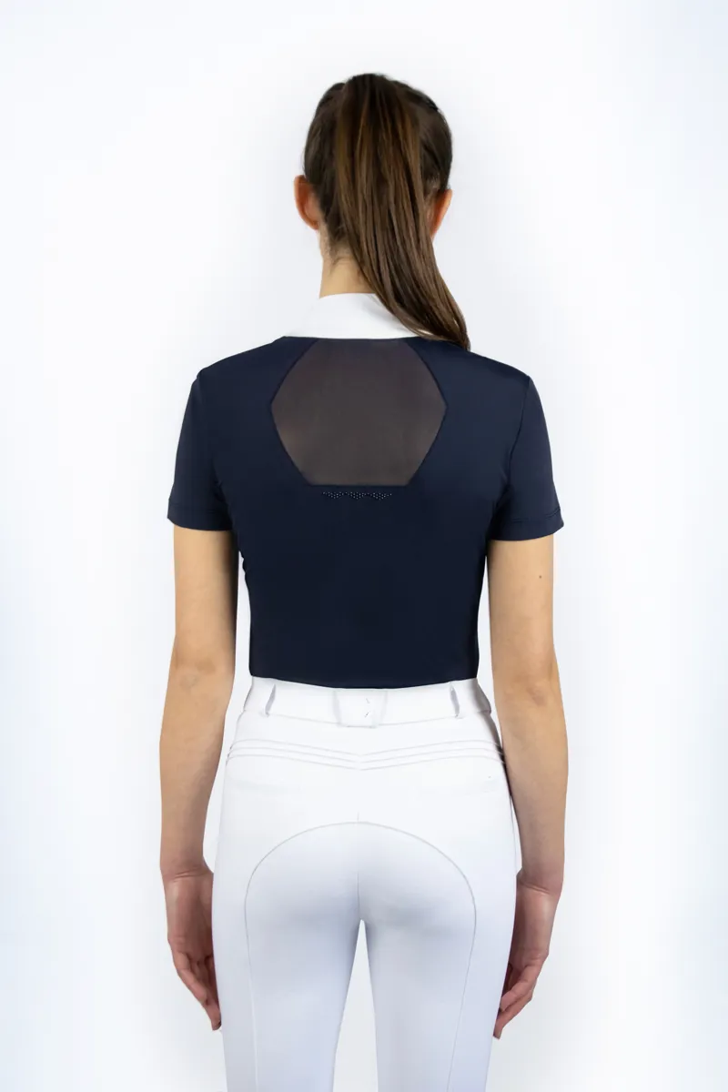 Coldstream Lanark Show Shirt - Navy-1